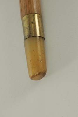 Lot 384 - TWO 19TH CENTURY HOOK HANDLE WALKING STICKS