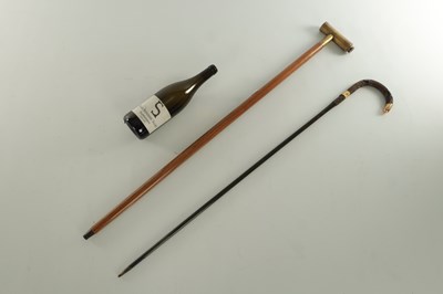 Lot 302 - TWO 19TH CENTURY WALKING STICKS