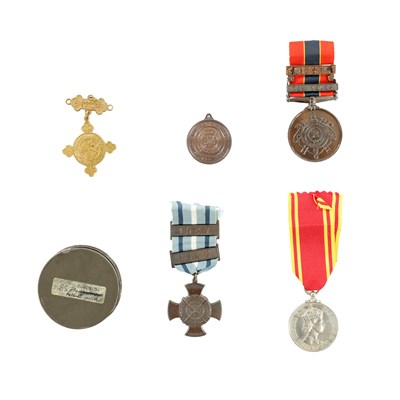 Lot 487 - A SET OF SERVICE MEDALS AWARDED TO G.T. BOYES 1945