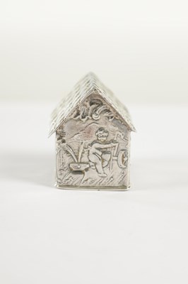 Lot 254 - A COLLECTION OF CONTINENTAL SILVER MINIATURE FURNITURE
