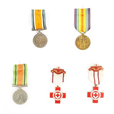 Lot 479 - A SET OF FIVE EARLY TO MID-20TH CENTURY BRITISH MILITARY AND CIVILIAN SERVICE MEDALS
