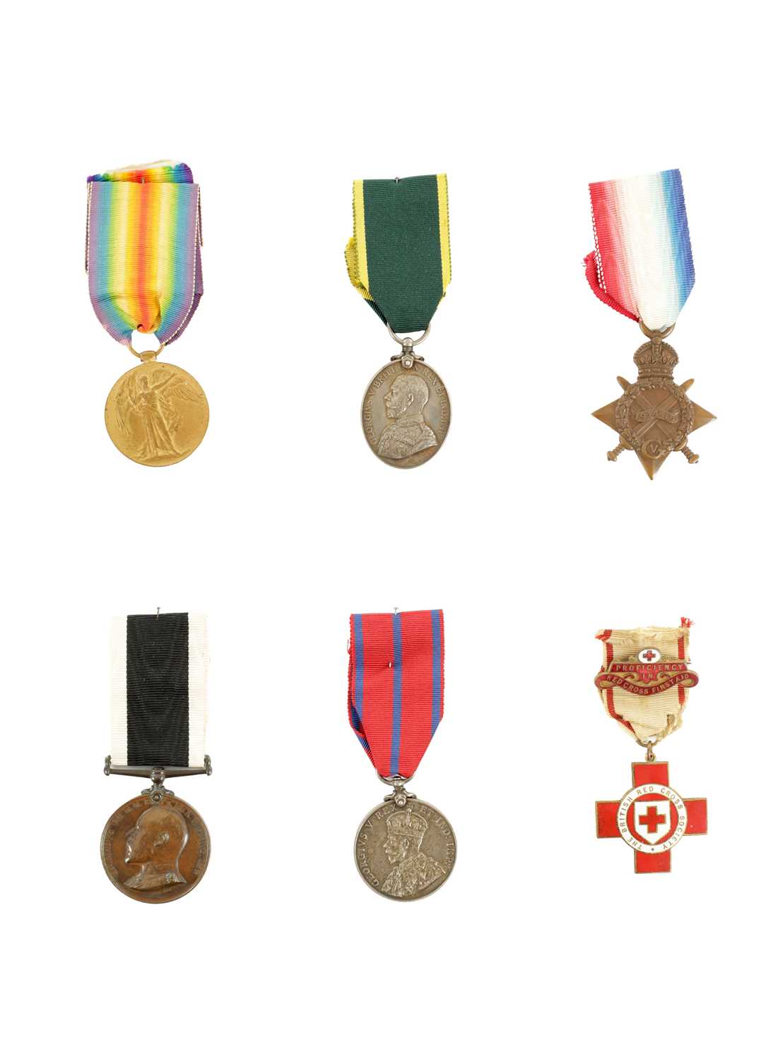 Lot 470 - A SET OF BRITISH WW1 CAMPAIGN MEDALS AWARDED TO G.L.HUNT