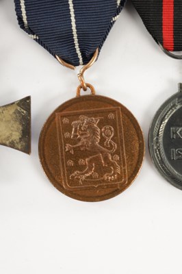 Lot 475 - A BAR OF 20TH CENTURY FINNISH MILITARY DECORATIONS AND AWARDS