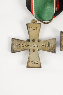 Lot 475 - A BAR OF 20TH CENTURY FINNISH MILITARY DECORATIONS AND AWARDS