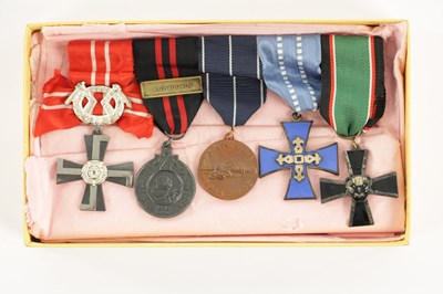 Lot 475 - A BAR OF 20TH CENTURY FINNISH MILITARY DECORATIONS AND AWARDS
