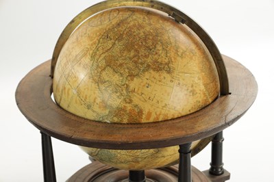 Lot A PAIR OF 18TH CENTURY AND LATER TERRESTRIAL AND CELESTIAL GLOBES ON GLOBES