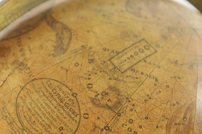 Lot A PAIR OF 18TH CENTURY AND LATER TERRESTRIAL AND CELESTIAL GLOBES ON GLOBES