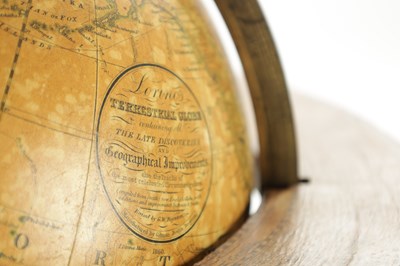 Lot A PAIR OF 18TH CENTURY AND LATER TERRESTRIAL AND CELESTIAL GLOBES ON GLOBES