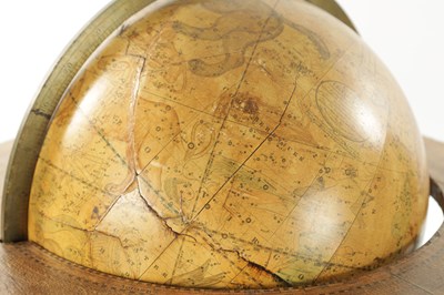 Lot A PAIR OF 18TH CENTURY AND LATER TERRESTRIAL AND CELESTIAL GLOBES ON GLOBES