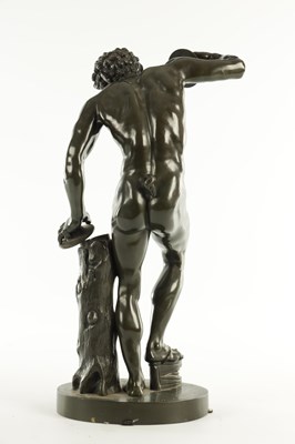 Lot ISAAK DUCHEMIN. A LATE 19TH CENTURY PATINATED BRONZE FIGURE