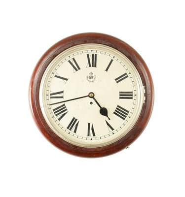 Lot 1009 - A WWII W. ELLIOTT R.A.F. FUSEE WALL CLOCK