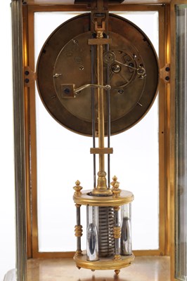 Lot 1120 - GUILMET, PARIS. A RARE LATE 19TH CENTURY FRENCH FOUR-GLASS TORSION CLOCK
