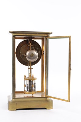 Lot 1120 - GUILMET, PARIS. A RARE LATE 19TH CENTURY FRENCH FOUR-GLASS TORSION CLOCK