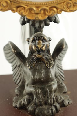 Lot 1090 - EUEGENE ROBERT-HOUDIN, PARIS. A MID 19TH CENTURY PATINATED AND GILT BRONZE MYSTERY CLOCK