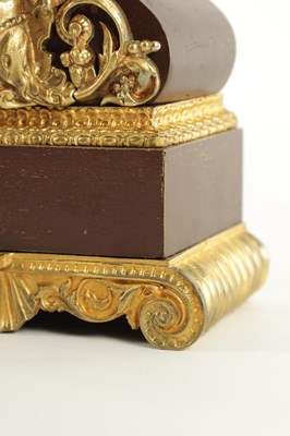 Lot 1090 - EUEGENE ROBERT-HOUDIN, PARIS. A MID 19TH CENTURY PATINATED AND GILT BRONZE MYSTERY CLOCK