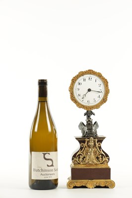 Lot 1090 - EUEGENE ROBERT-HOUDIN, PARIS. A MID 19TH CENTURY PATINATED AND GILT BRONZE MYSTERY CLOCK