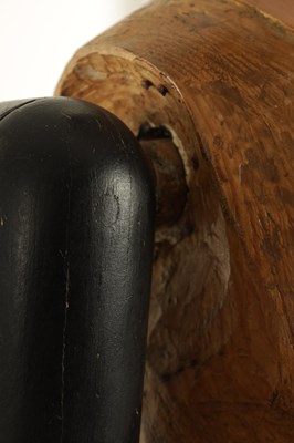 Lot 540 - A 19TH CENTURY CONTINENTAL CARVED POLYCHROME WOODEN LAY FIGURE