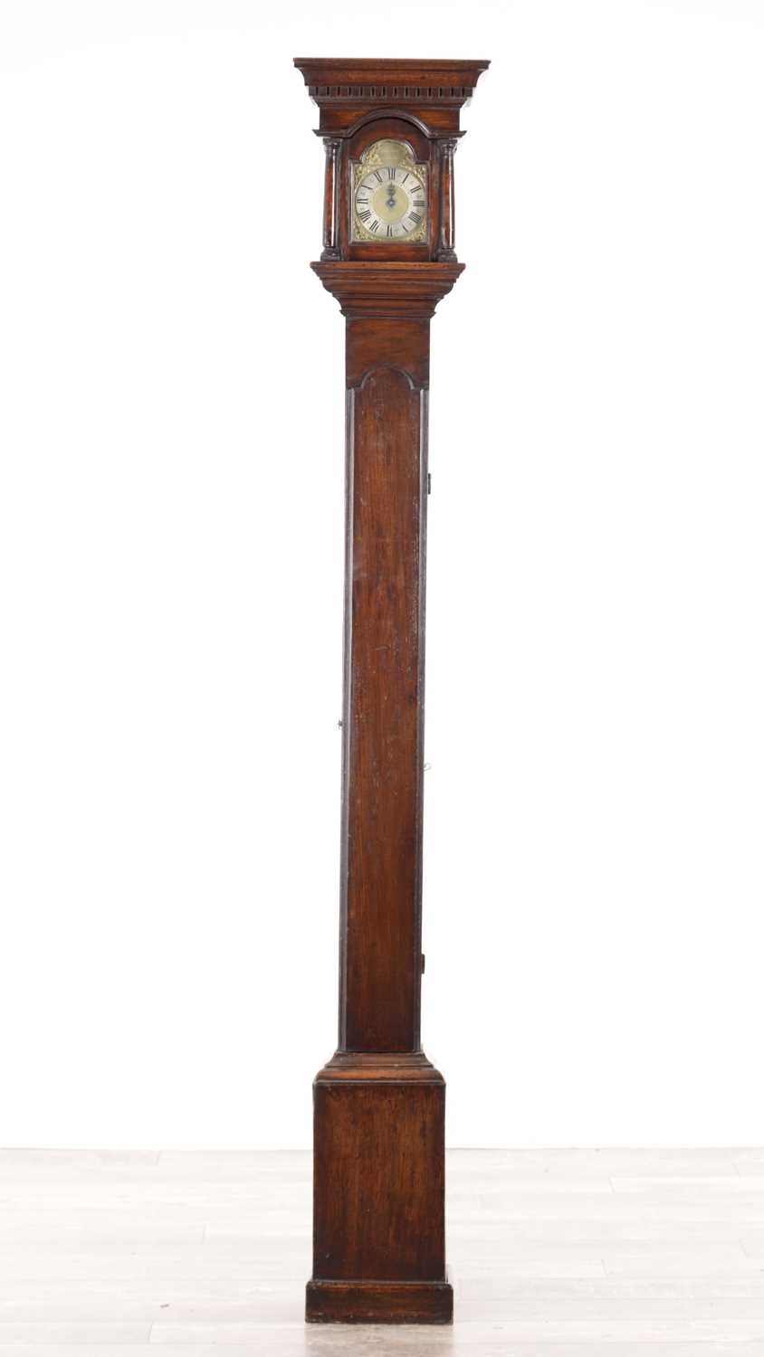 Lot 944 - ABRAHAM WESTON, LEWES. A SMALL EARLY 18TH CENTURY CASED LANTERN CLOCK