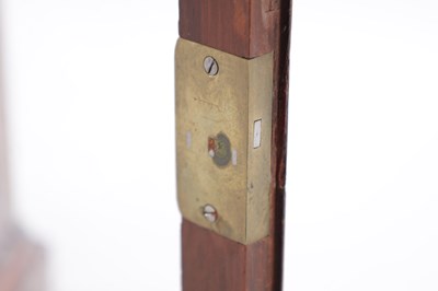 Lot 934 - SAMPSON, LONDON. A REGENCY FIGURED MAHOGANY PAD TOP BRACKET CLOCK