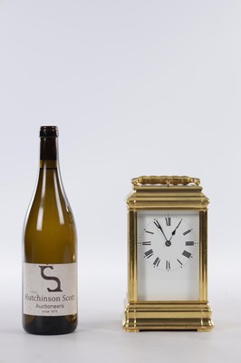 Lot 1089 - A LATE 19TH CENTURY FRENCH GIANT REPEATING GORGE CASED CARRIAGE CLOCK