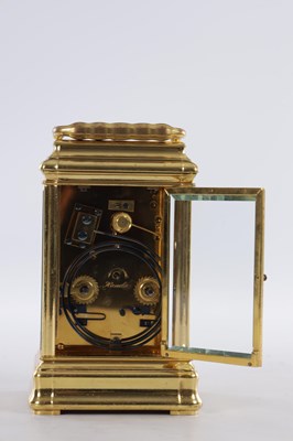 Lot 1089 - A LATE 19TH CENTURY FRENCH GIANT REPEATING GORGE CASED CARRIAGE CLOCK