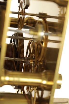 Lot 1065 - LUND AND BLOCKLEY, LONDON. A FINE 19TH CENTURY FLOOR STANDING MAHOGANY REGULATOR CLOCK