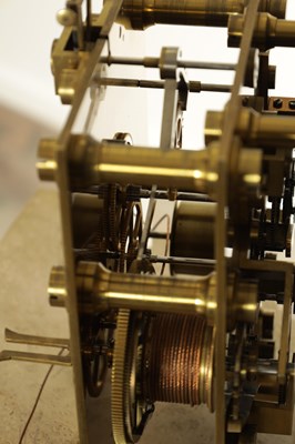 Lot 1065 - LUND AND BLOCKLEY, LONDON. A FINE 19TH CENTURY FLOOR STANDING MAHOGANY REGULATOR CLOCK