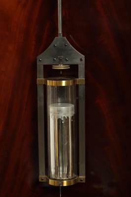 Lot 1065 - LUND AND BLOCKLEY, LONDON. A FINE 19TH CENTURY FLOOR STANDING MAHOGANY REGULATOR CLOCK