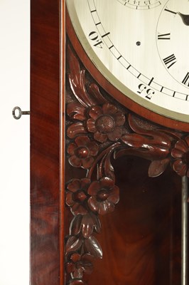 Lot 1065 - LUND AND BLOCKLEY, LONDON. A FINE 19TH CENTURY FLOOR STANDING MAHOGANY REGULATOR CLOCK