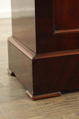 Lot 1065 - LUND AND BLOCKLEY, LONDON. A FINE 19TH CENTURY FLOOR STANDING MAHOGANY REGULATOR CLOCK