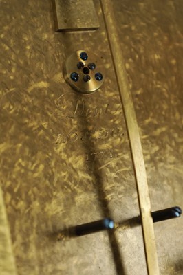 Lot 1016 - DENT, LONDON. A FINE MAHOGANY AND BURR WALNUT WALL MOUNTED REGULATOR, NO. 1774