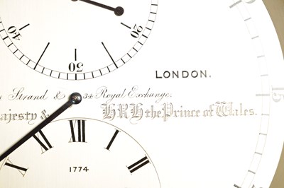 Lot 1016 - DENT, LONDON. A FINE MAHOGANY AND BURR WALNUT WALL MOUNTED REGULATOR, NO. 1774