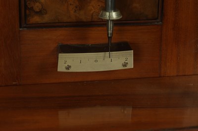 Lot 1016 - DENT, LONDON. A FINE MAHOGANY AND BURR WALNUT WALL MOUNTED REGULATOR, NO. 1774