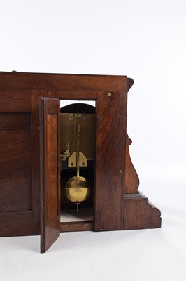 Lot 981 - CHADBURN AND SON, LIVERPOOL. A LATE 19TH CENTURY CARVED WALNUT WEATHER STATION