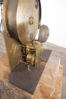 Lot 973 - BARRY, LEIGH. A RARE GEORGE III FIGURED MAHOGANY SPHERICAL MOON LONGCASE CLOCK