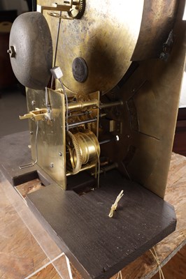 Lot 973 - BARRY, LEIGH. A RARE GEORGE III FIGURED MAHOGANY SPHERICAL MOON LONGCASE CLOCK