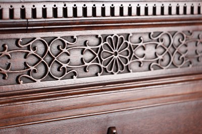 Lot 973 - BARRY, LEIGH. A RARE GEORGE III FIGURED MAHOGANY SPHERICAL MOON LONGCASE CLOCK