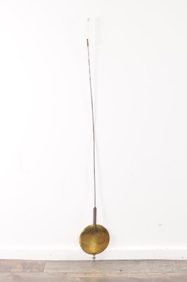 Lot 973 - BARRY, LEIGH. A RARE GEORGE III FIGURED MAHOGANY SPHERICAL MOON LONGCASE CLOCK