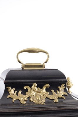 Lot 1044 - NATHANIAL SERGEANT, LONDON. A GEORGE III ORMOLU MOUNTED MUSICAL VERGE BRACKET CLOCK