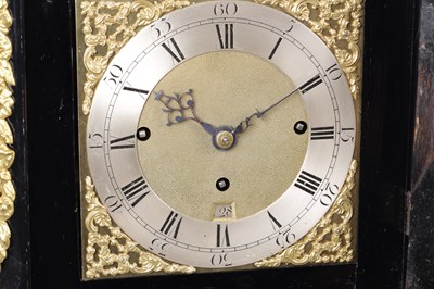 Lot 1044 - NATHANIAL SERGEANT, LONDON. A GEORGE III ORMOLU MOUNTED MUSICAL VERGE BRACKET CLOCK