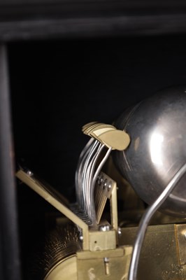 Lot 1044 - NATHANIAL SERGEANT, LONDON. A GEORGE III ORMOLU MOUNTED MUSICAL VERGE BRACKET CLOCK