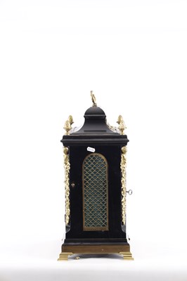 Lot 1044 - NATHANIAL SERGEANT, LONDON. A GEORGE III ORMOLU MOUNTED MUSICAL VERGE BRACKET CLOCK