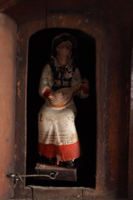 Lot 1027 - A LARGE LATE 19TH CENTURY MUSICAL BLACK FOREST CUCKOO WALL CLOCK