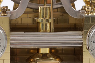 Lot 1109 - A FINE AND RARE LATE 19TH CENTURY FRENCH INDUSTRIAL AUTOMATION CLOCK FORMED AS A STEAM-DRIVEN WATER PUMP