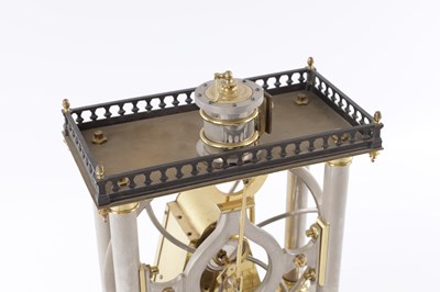 Lot 1109 - A FINE AND RARE LATE 19TH CENTURY FRENCH INDUSTRIAL AUTOMATION CLOCK FORMED AS A STEAM-DRIVEN WATER PUMP