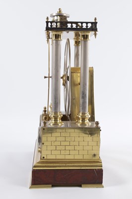Lot 1109 - A FINE AND RARE LATE 19TH CENTURY FRENCH INDUSTRIAL AUTOMATION CLOCK FORMED AS A STEAM-DRIVEN WATER PUMP