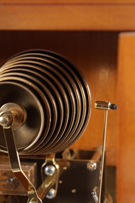 Lot 1055 - COMMITTI, LONDON. A LATE 20TH CENTURY "QUEEN ANNE" QUARTER CHIMING BURR WALNUT BRACKET CLOCK