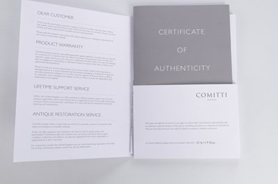 Lot 1055 - COMMITTI, LONDON. A LATE 20TH CENTURY "QUEEN ANNE" QUARTER CHIMING BURR WALNUT BRACKET CLOCK