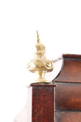 Lot 1018 - E. GIRARD, LODNON. AN EARLY 18TH CENTURY HOODED WALL CLOCK