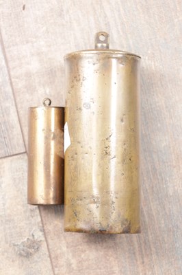 Lot 1018 - E. GIRARD, LODNON. AN EARLY 18TH CENTURY HOODED WALL CLOCK